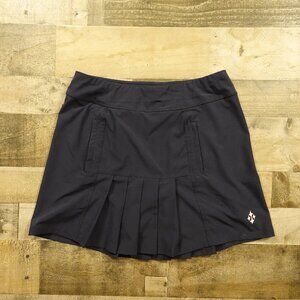 Jofit Pleated Athletic Dash Skort with Pockets Dark Navy Women’s Medium